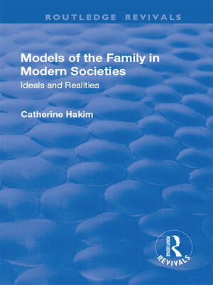 cover image of Models of the Family in Modern Societies